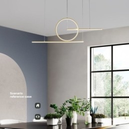 Minimalistisk Dekorativ Lampe Med Pendellampe