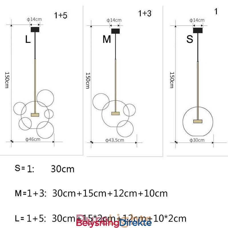 Pendellampe I Glass, Bobleformet Taklampe, Gradientgrønn Lampe