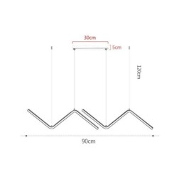 Minimalistisk Dekorativ Lampe Med Pendellampe