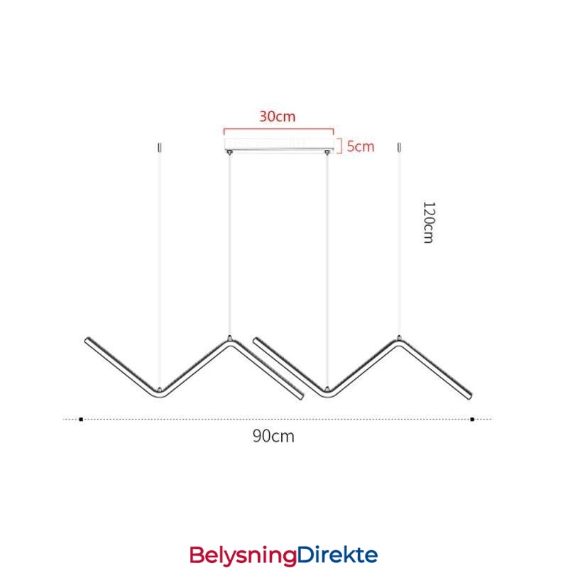 Minimalistisk Dekorativ Lampe Med Pendellampe