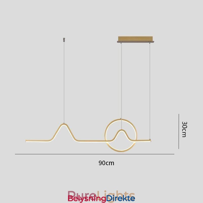 Minimalistisk Pendellampe, Dekorativ Lampe, 52W