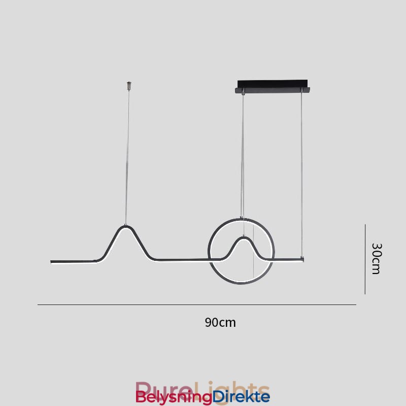 Minimalistisk Pendellampe, Dekorativ Lampe, 52W