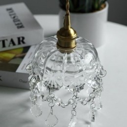 Elegant Glass Pendellampe Med Enkelt Hode, Mini-Pendellampe