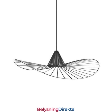 Jernpendellampe Enkel Stråhattlampe 1 Lys