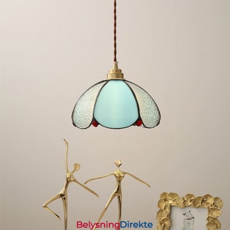 Minimalistisk Petal Glass Pendellampe Enkelthodet Glass Pendellampe