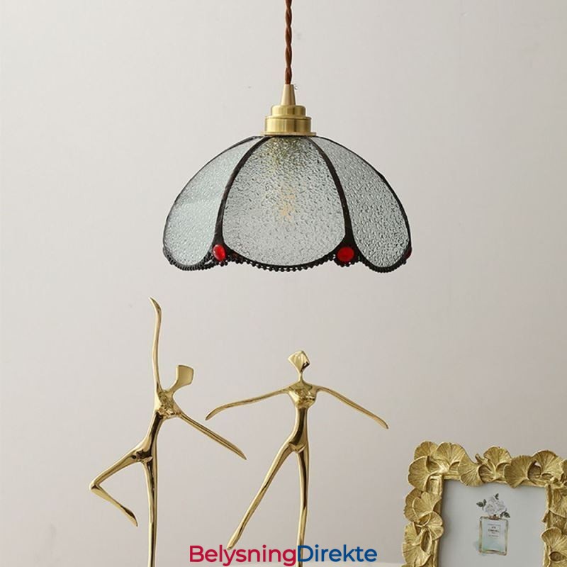 Minimalistisk Petal Glass Pendellampe Enkelthodet Glass Pendellampe