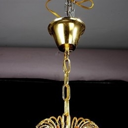 Tradisjonell Klassisk Krystallmaling Metalllysekrone