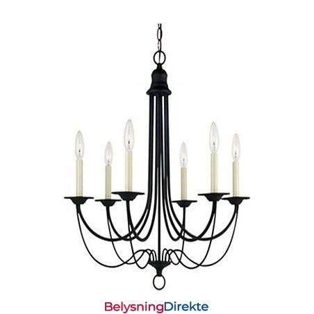 Elektroplatet Metalllysekrone