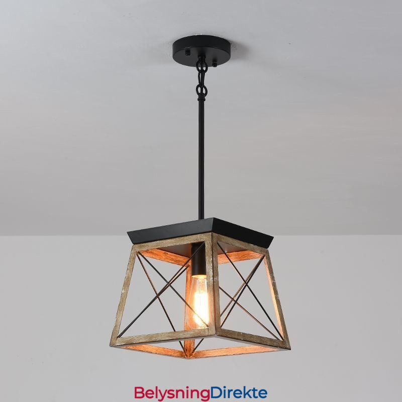 Pendellampe I Vintage-Stil Med Én Lyskilde