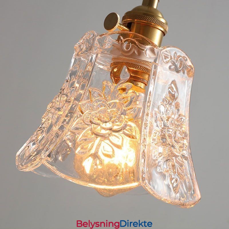 Blomsterpendellampe Minimalistisk Dekorativ Glasslampe