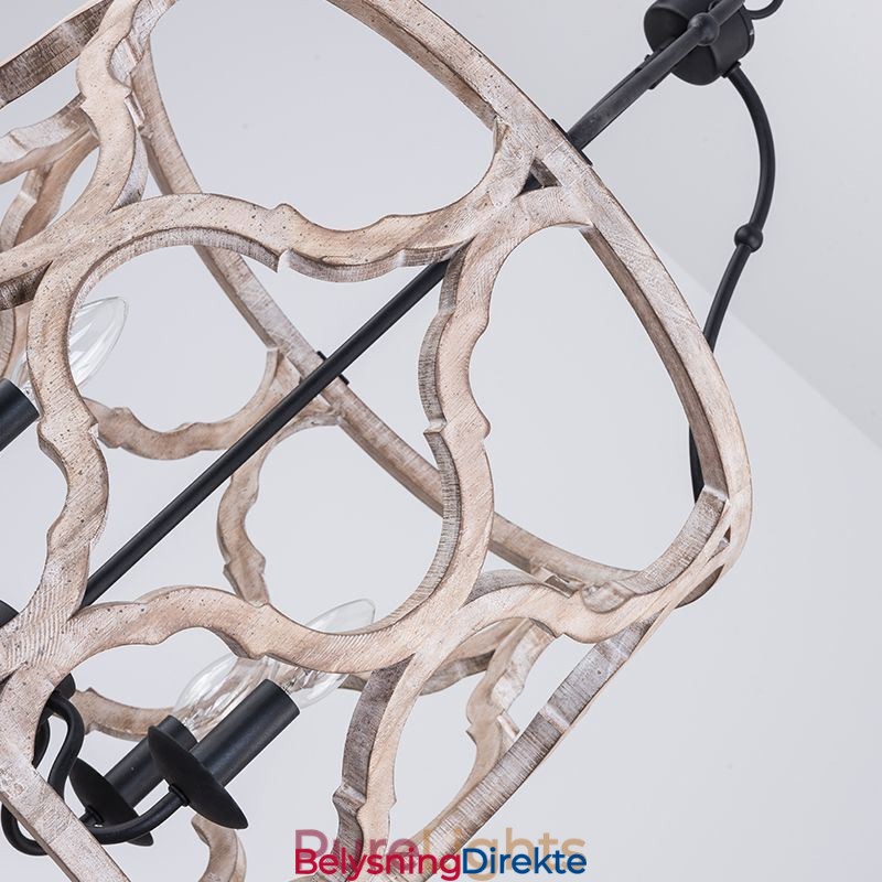 Vintage-Stil Lanterne Med 4 Lys