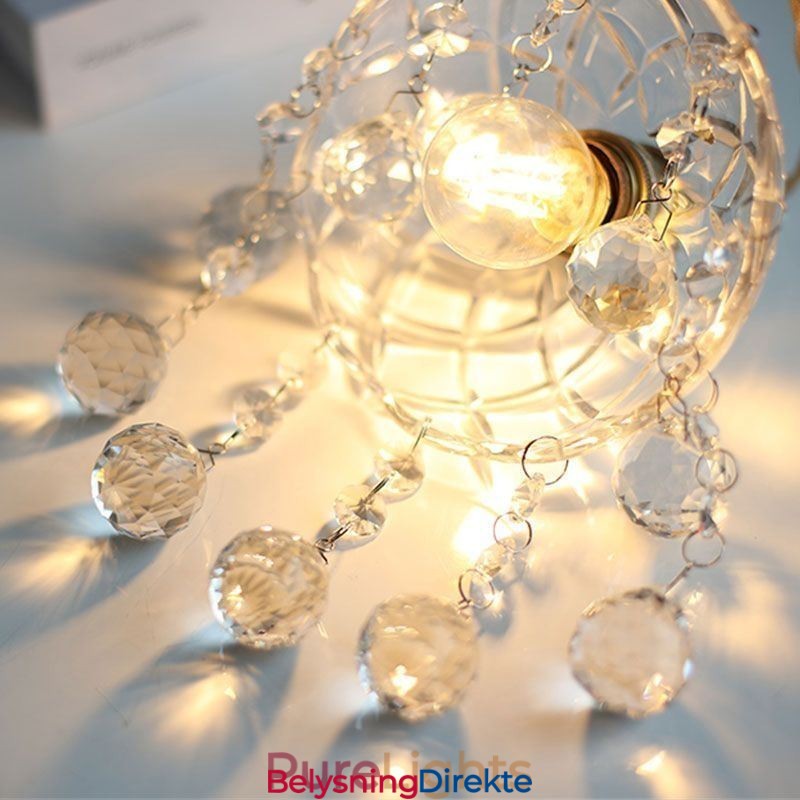 Moderne Mini Glass Pendellampe Med 1 Lyspære