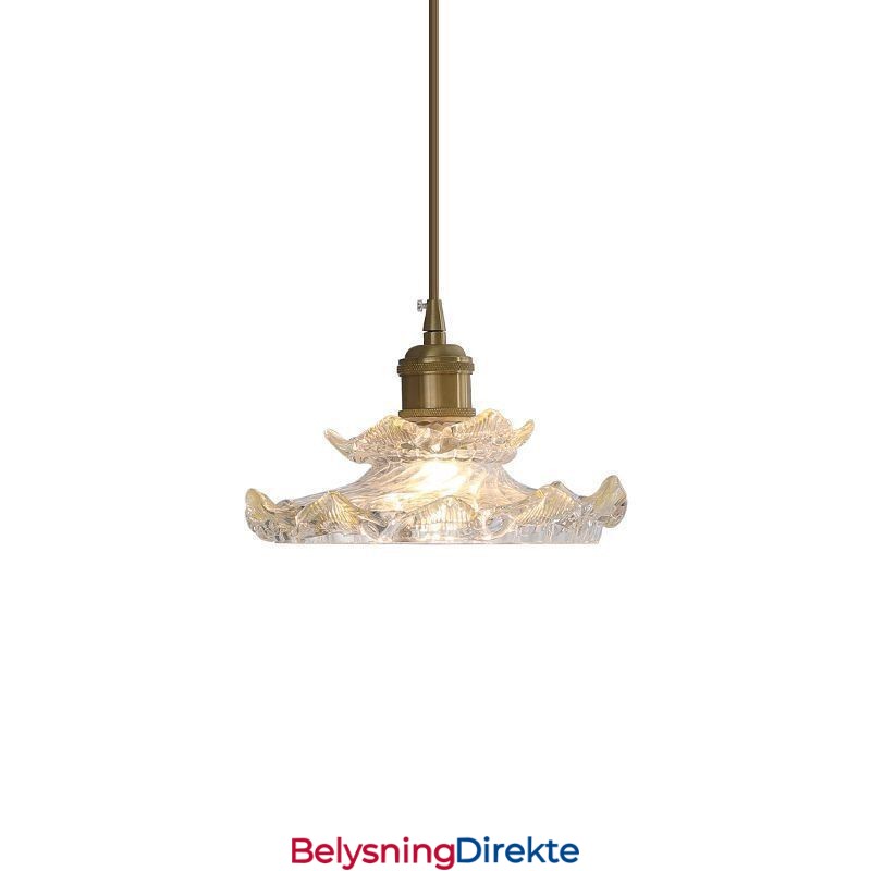 Japansk Stil Glass Pendellampe Lotus Glass Pendellampe