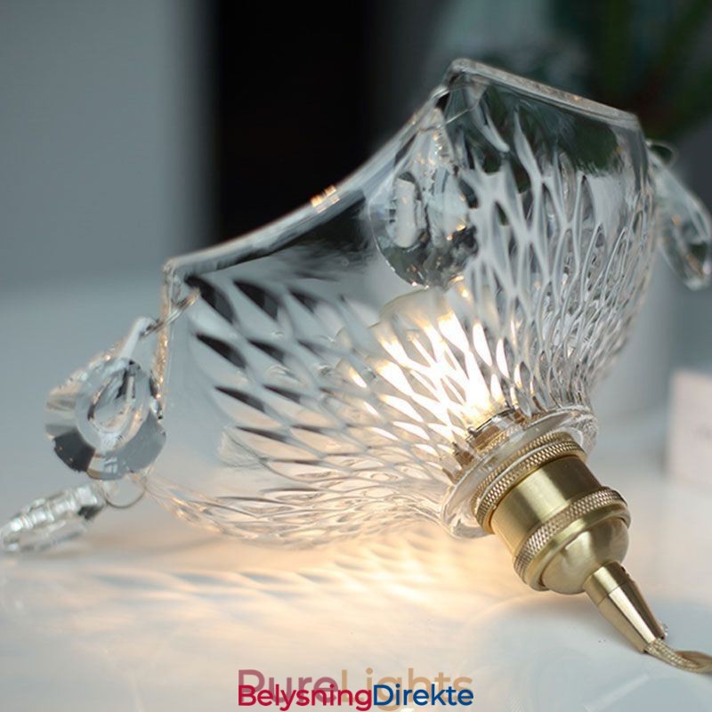 Moderne Minimalistisk Glass Pendellampe Med Én Lyskilde