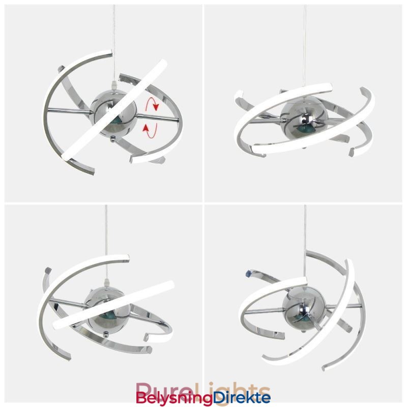 Svingbar Globeformet Anhengslampe Dekorativ Taklampe