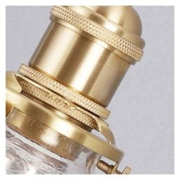 Moderne Pendellampe I Glass Med Knitrende Tak