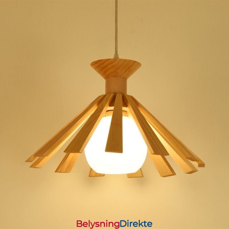 Enkel Pendellampe I Tre