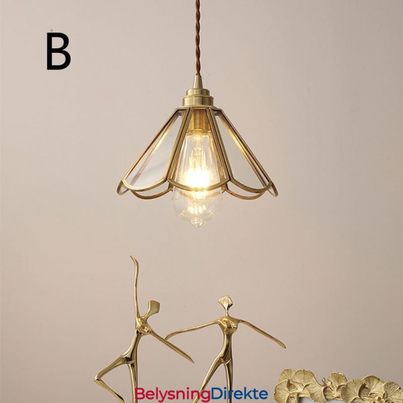 Mini Glass Pendellampe Moderne Enkel Glass Taklampe