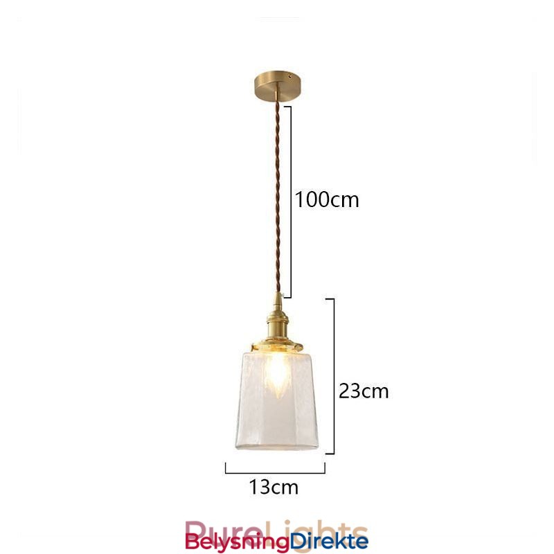 Moderne Minimalistisk Glass Pendellampe Dekorativ Taklampe