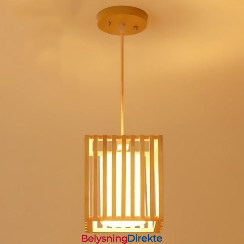 Minimalistisk Pendellampe I Tre