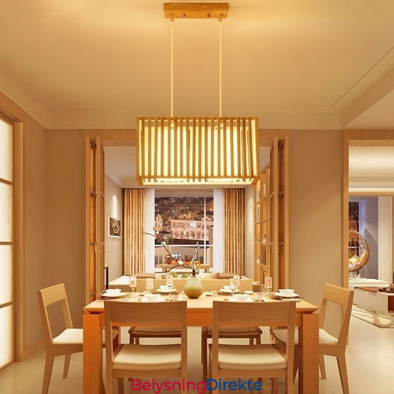 Minimalistisk Pendellampe I Tre