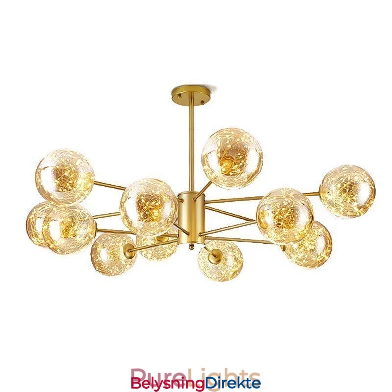 Magic Bean-Anhengslampe I Nordisk Stil, Gypsophila-Anhengslampe I Glasskule