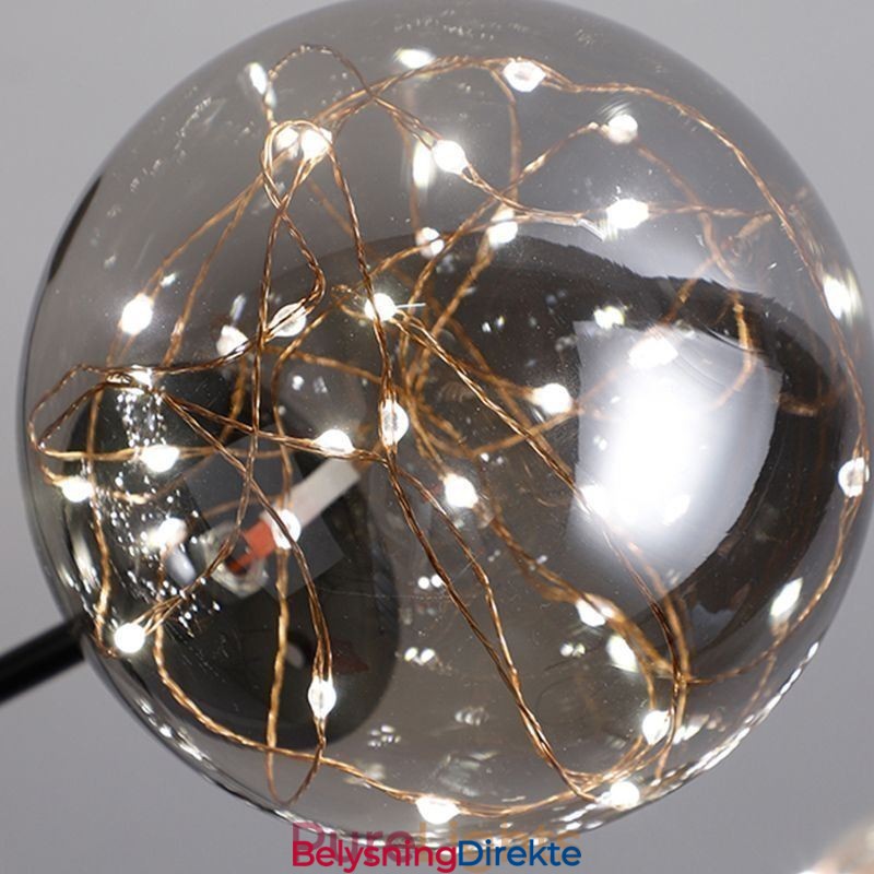 Magic Bean-Anhengslampe I Nordisk Stil, Gypsophila-Anhengslampe I Glasskule