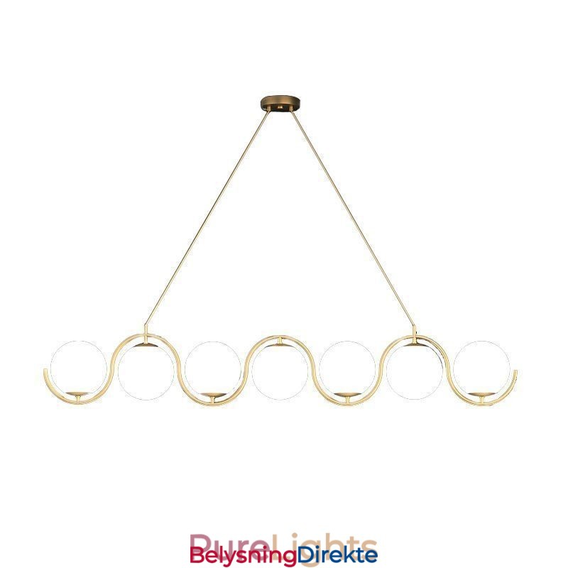 Moderne Glasskuleformet Anhengslampe Minimalistisk Lampe