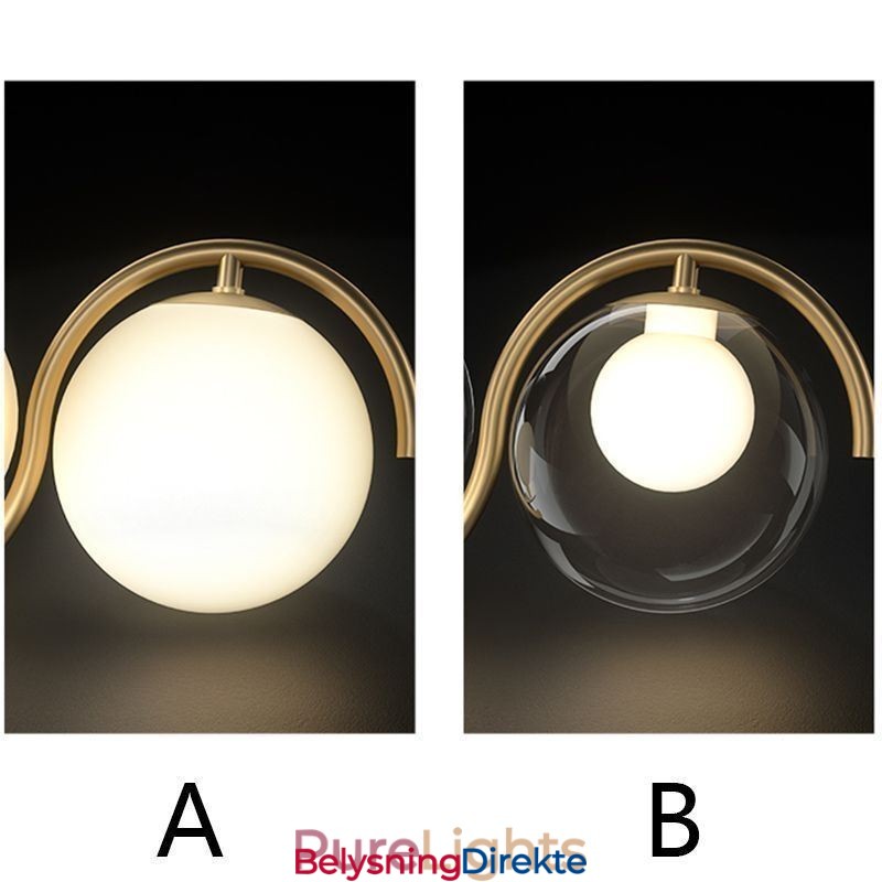 Moderne Glasskuleformet Anhengslampe Minimalistisk Lampe