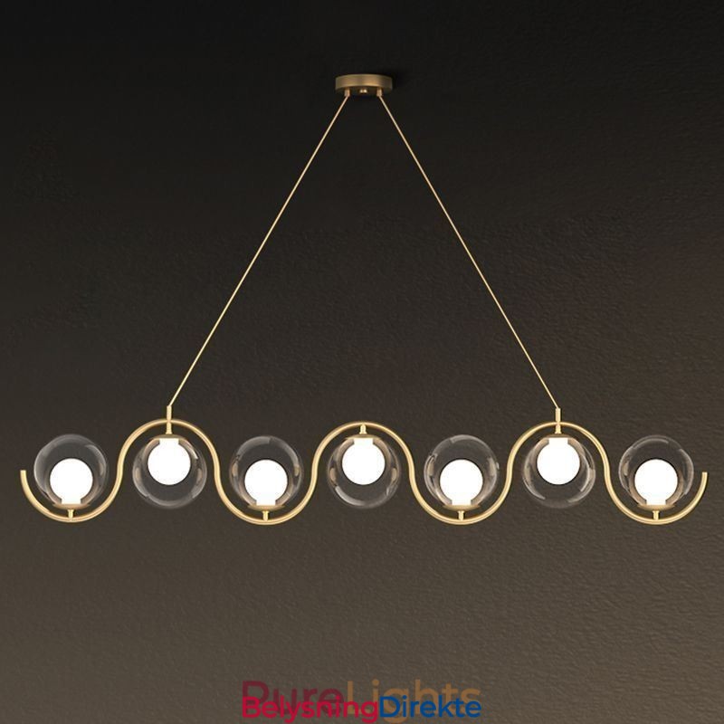 Moderne Glasskuleformet Anhengslampe Minimalistisk Lampe