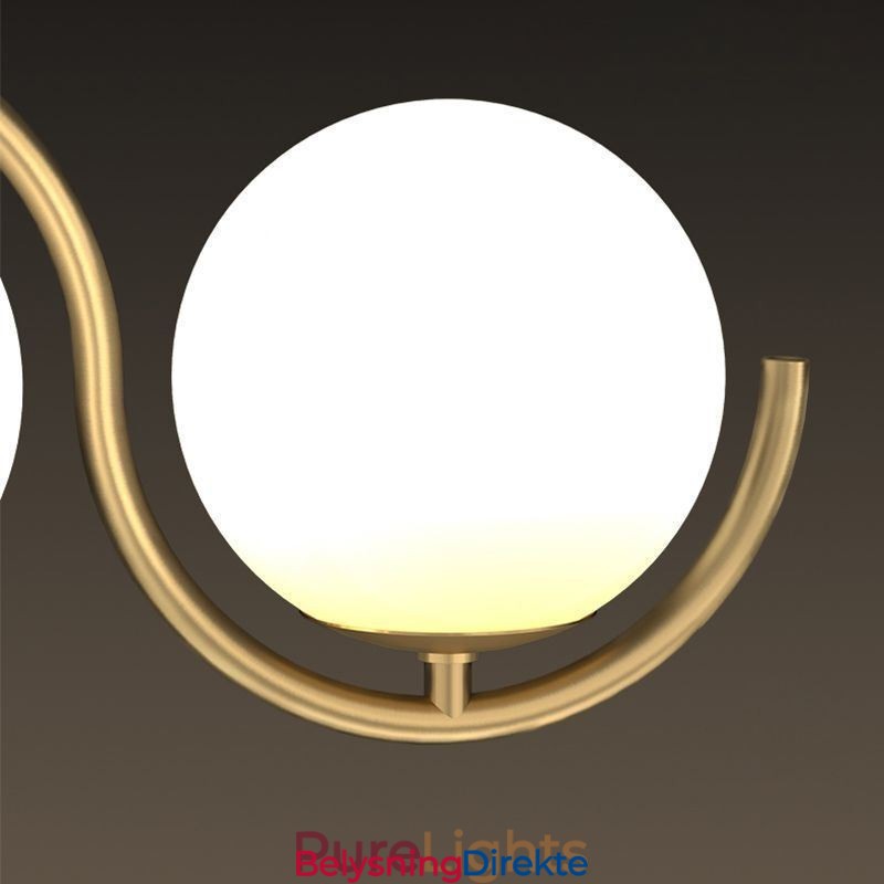 Moderne Glasskuleformet Anhengslampe Minimalistisk Lampe