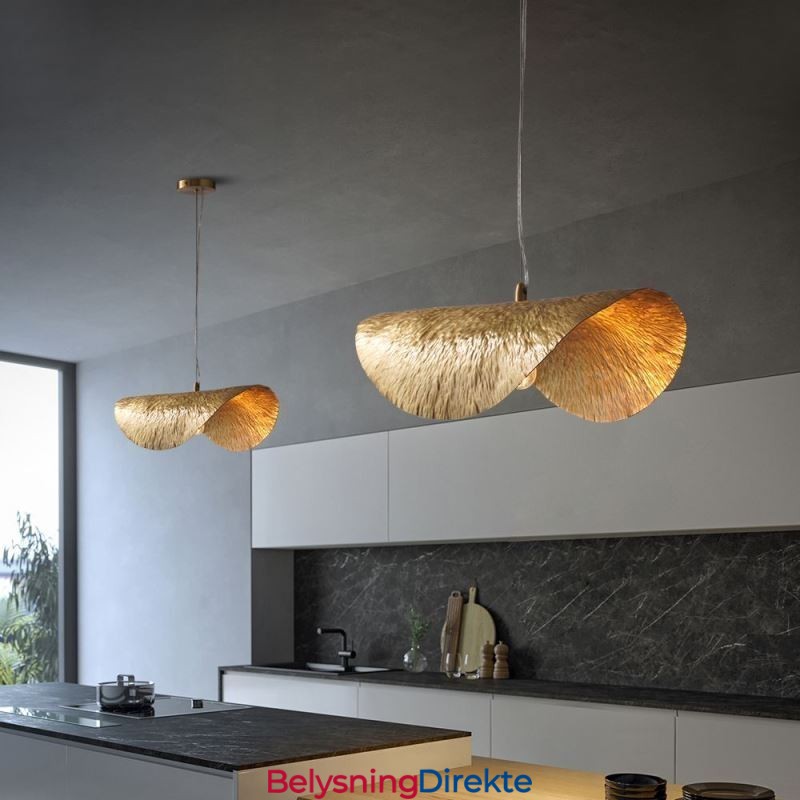 Messing Pendellampe Moderne Minimalistisk Lotusblad Taklampe