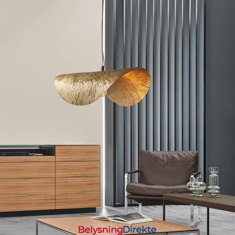 Messing Pendellampe Moderne Minimalistisk Lotusblad Taklampe