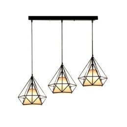 Diamantformet Anhengslampe Moderne Minimalistisk Dekorativ Lampe