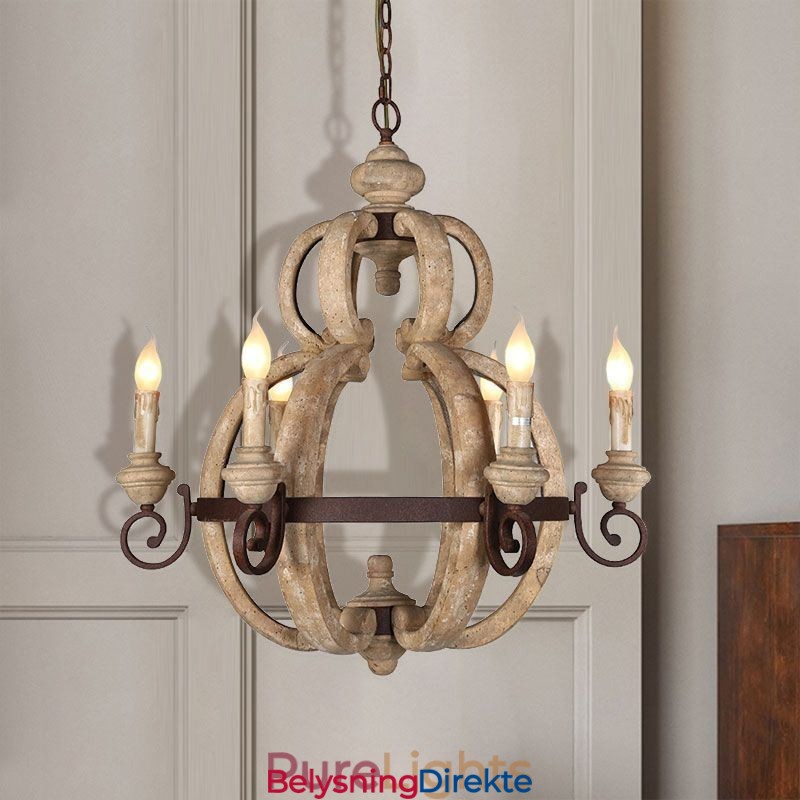 Tre Pendellampe Nordisk Retro Taklampe