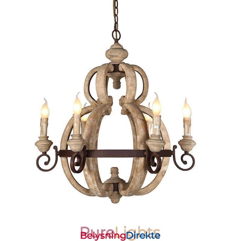 Tre Pendellampe Nordisk Retro Taklampe