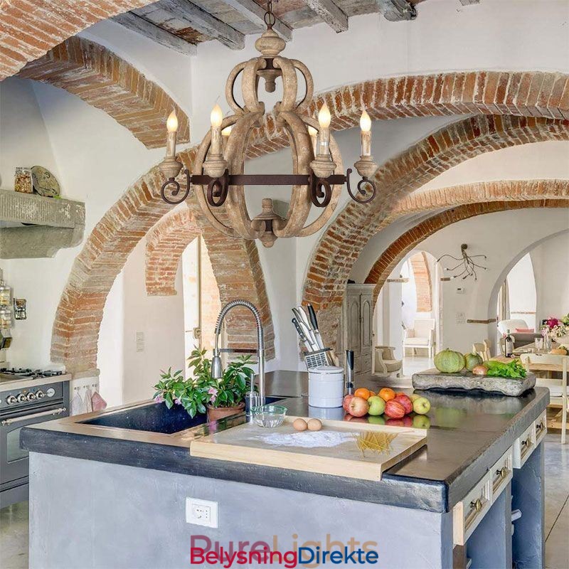 Tre Pendellampe Nordisk Retro Taklampe