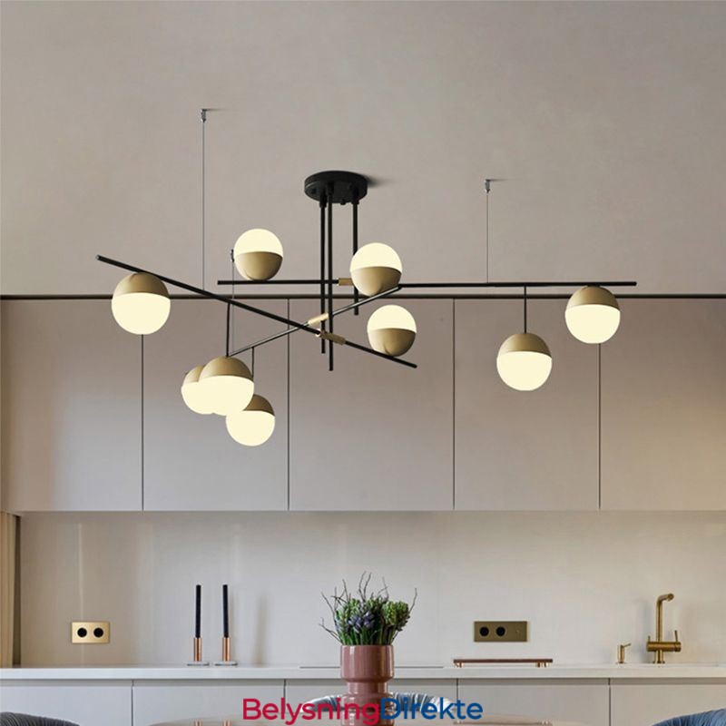 Glasskule Lysekrone Taklampe