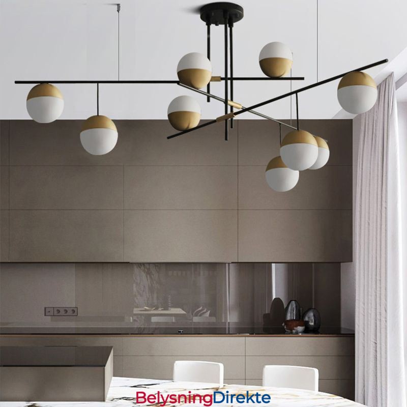 Glasskule Lysekrone Taklampe