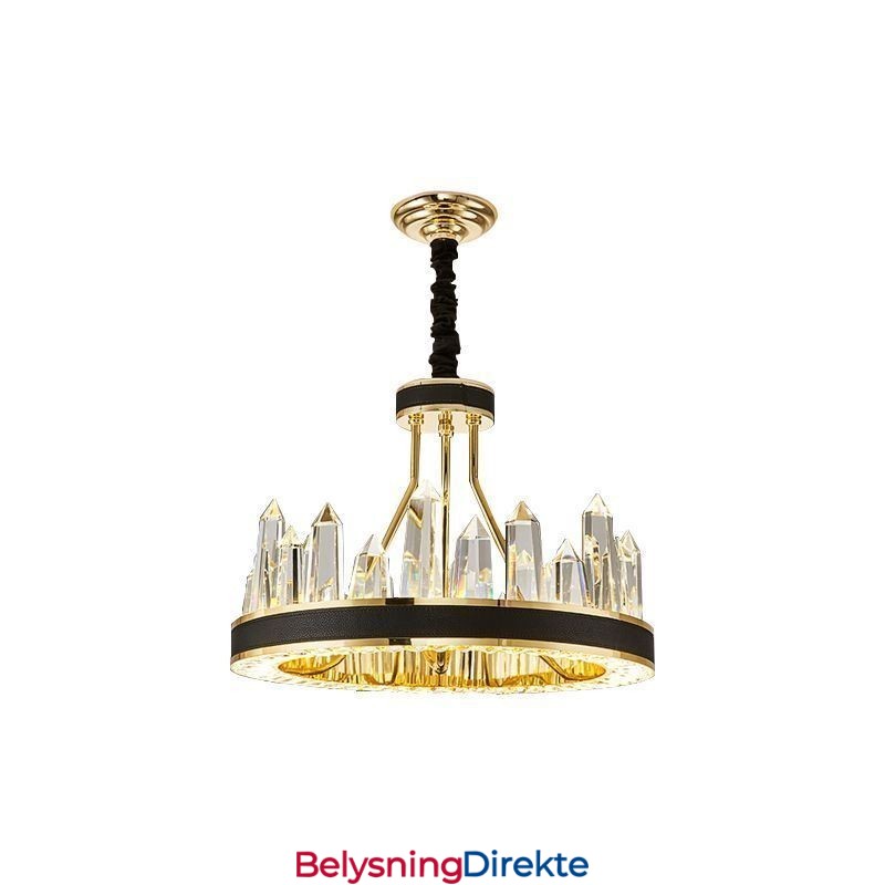 Moderne Krystall Pendellampe Sirkel Krystall Taklampe