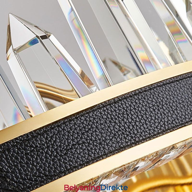 Moderne Krystall Pendellampe Sirkel Krystall Taklampe