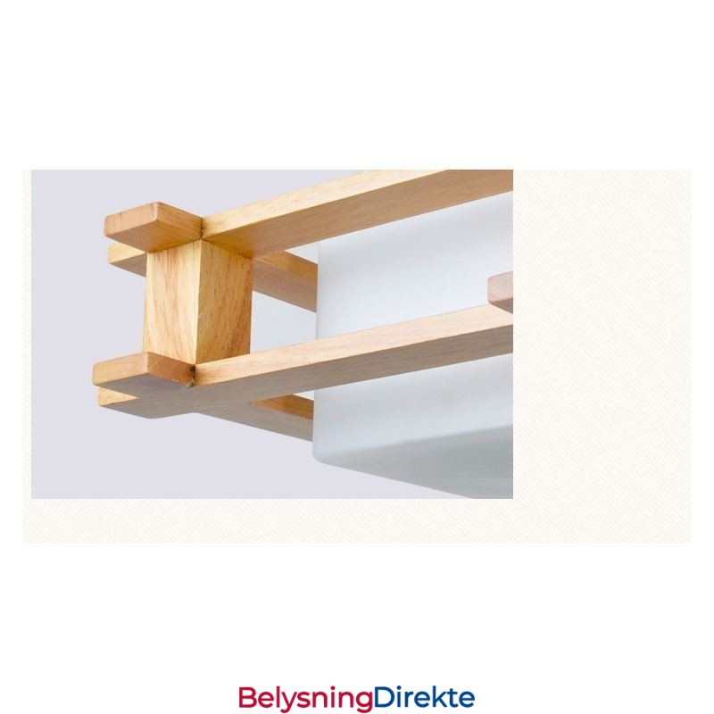 Kreativ 3-Lyss Eikependellampe Dekorativ Tretaklampe Kafé