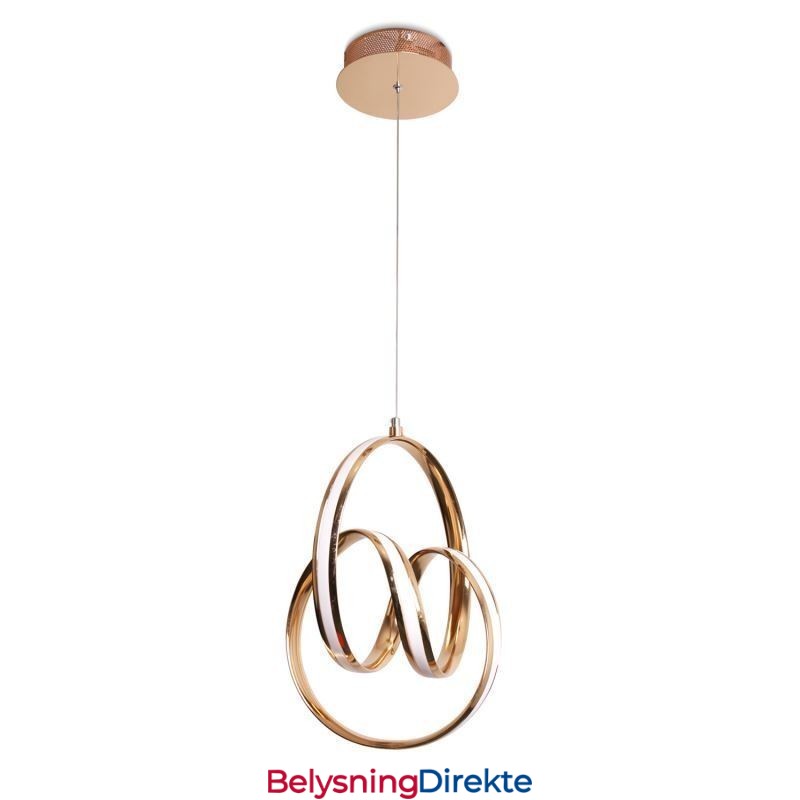 Moderne Minimalistisk Pendellampe Unik Sirkulær Vrilampeøy