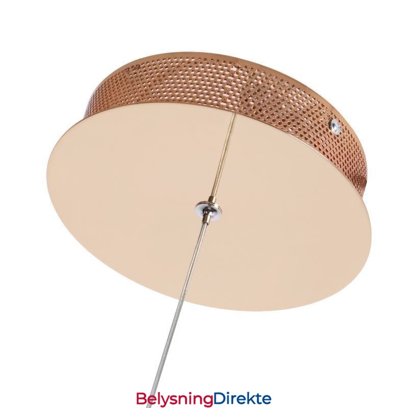 Moderne Minimalistisk Pendellampe Unik Sirkulær Vrilampeøy