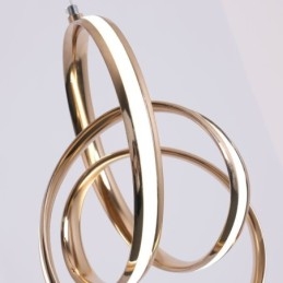 Moderne Minimalistisk Pendellampe Unik Sirkulær Vrilampeøy