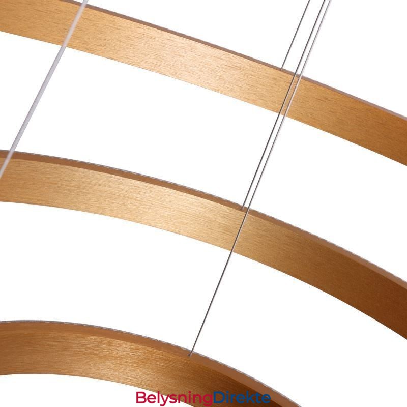Moderne Pendellampe Akryl 3-Ringers Lampe 80+60+40Cm