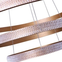 Moderne Pendellampe Akryl 3-Ringers Lampe 80+60+40Cm