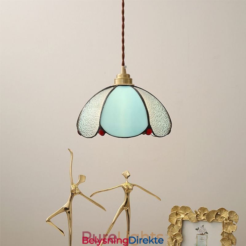 Minimalistisk Petal Glass Pendellampe Enkelthodet Glass Pendellampe