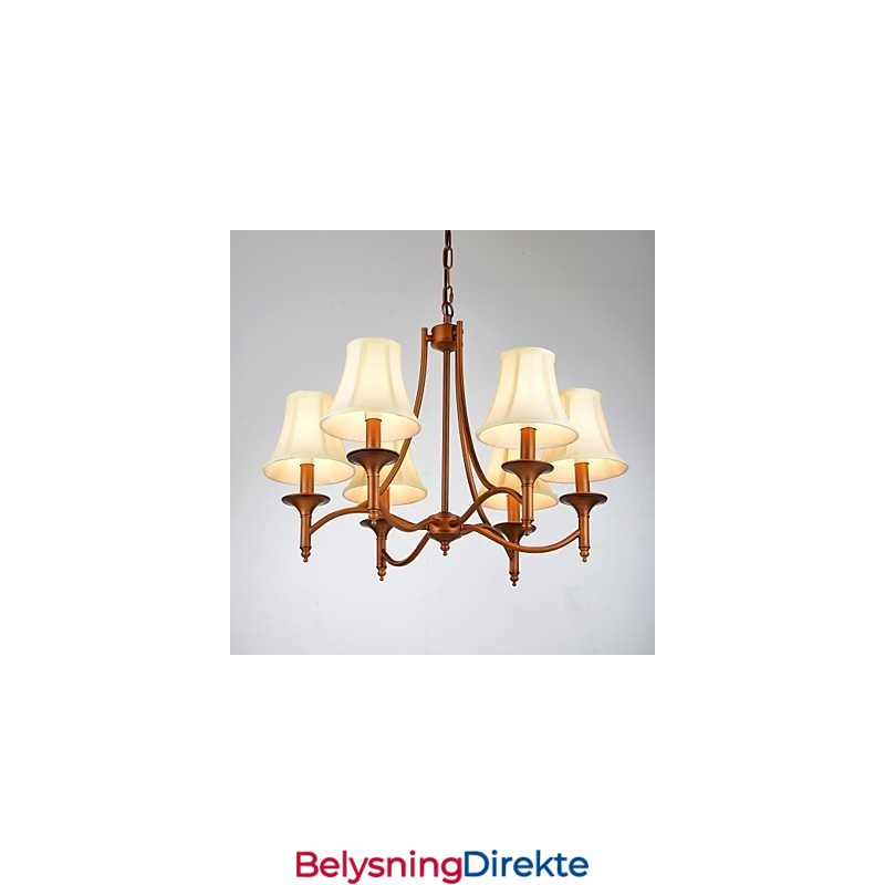 Moderne Samtids Tradisjonell Klassisk Rustikk Hytte Vintage Landlig Antikk Messing Metall Pendellampe