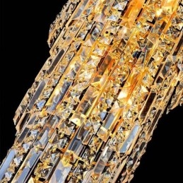 Europeisk Lang Anhengskrystalllysekrone